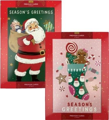 Premium Christmas Cards 8 Pack