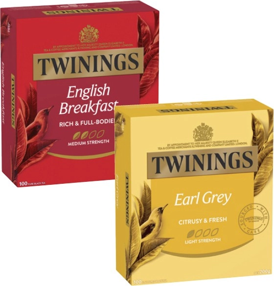 Twinings Tea Bags 80 Pack-100 Pack