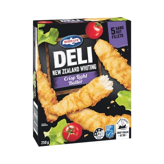 Birds Eye Deli Fish or Snacking Varieties 225-250g