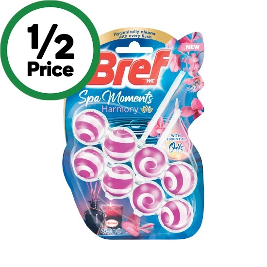 Bref Toilet Rim Blocks Pk 2 x 50g