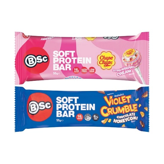 BSc Chupa Chups or Violet Crumble Bar 55g~