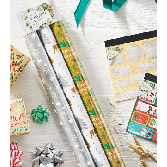 Christmas Wrap Pk 3 – Assorted