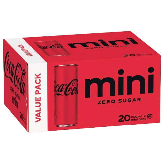 Coca-Cola Mini Can Varieties 20 x 250ml