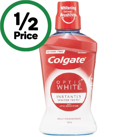 Colgate Optic White Mouth Wash 500ml