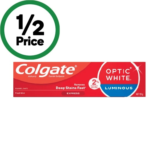 Colgate Optic White Teeth Whitening Toothpaste 125g