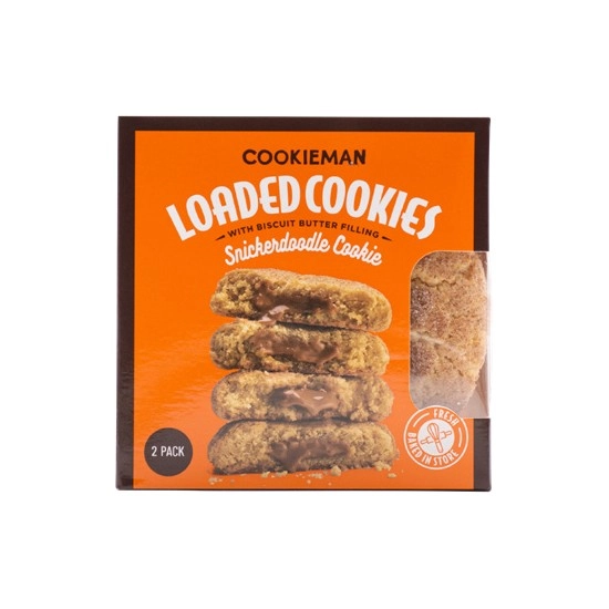 Cookieman Snickerdoodle or Red Velvet Loaded Cookie Varieties Pk 2#