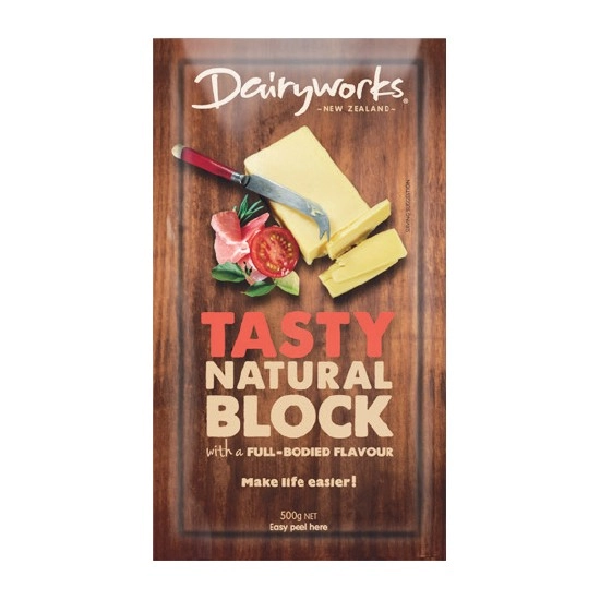 Dairyworks Block Cheese 500g – From the Fridge