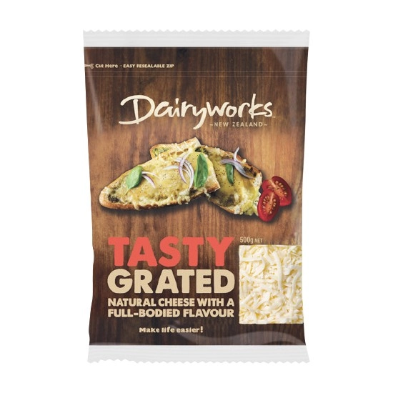 Dairyworks Grated Cheese 500g – From the Fridge