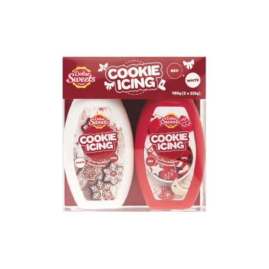 Dollar Sweets Christmas Cookie Icing 450g Pk 2