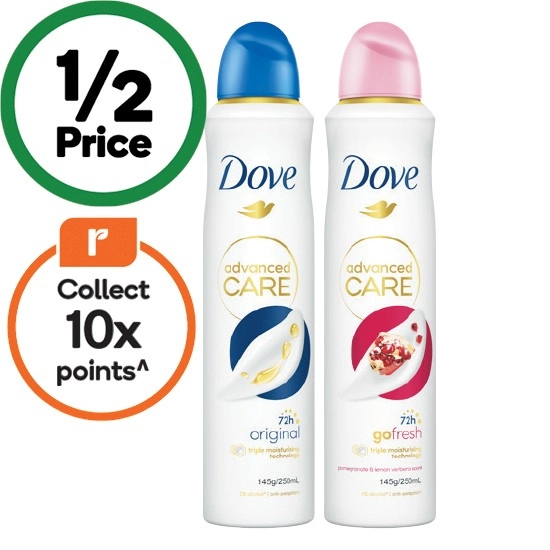 Dove Advanced 72hr Deodorant 250ml