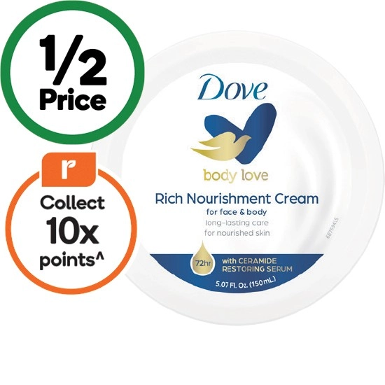 Dove Body Love Rich Nourishing Face & Body Cream 150ml