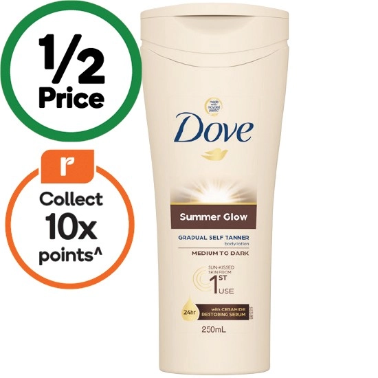 Dove Summer Glow Gradual Self Tan Body Lotion 250ml