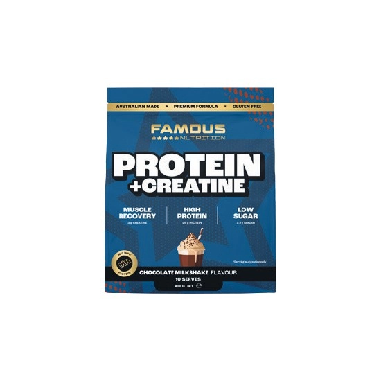 Famous Nutrition Protein + Creatine Powder 400g~