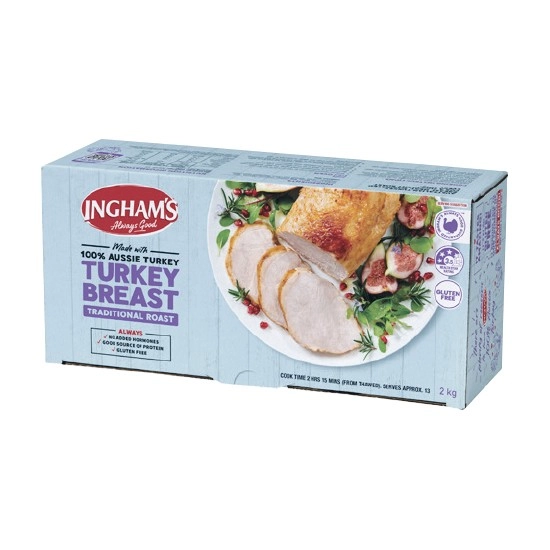 Ingham’s Traditional Turkey Breast Roast 2 kg – From the Freezer