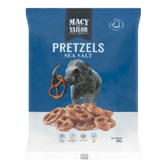 Macy and Tailor Classic Pretzels 200g