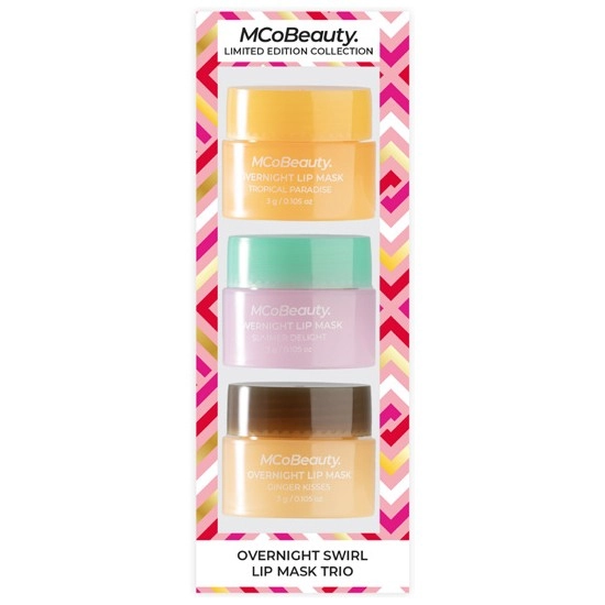 MCoBeauty Hanging Ornament Mini Swirl Sleeping Lip Masks 3 Piece Set