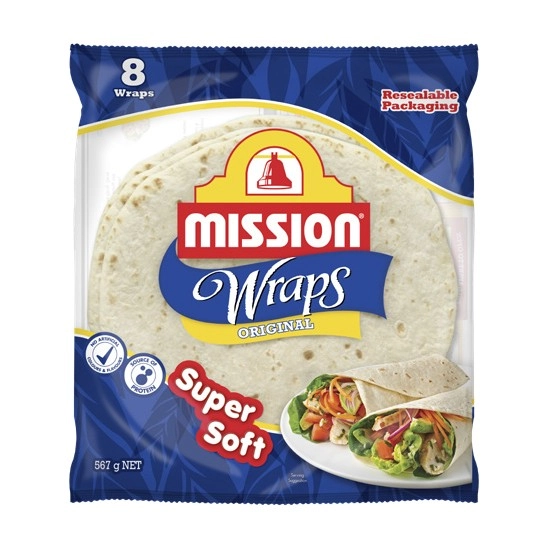 Mission Wrap Varieties 425-567g Pk 6-8