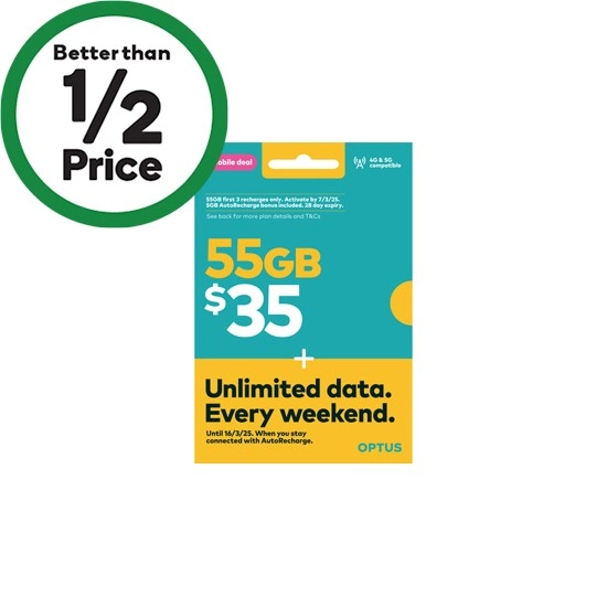 Optus $35 Prepaid SIM Starter Kit^