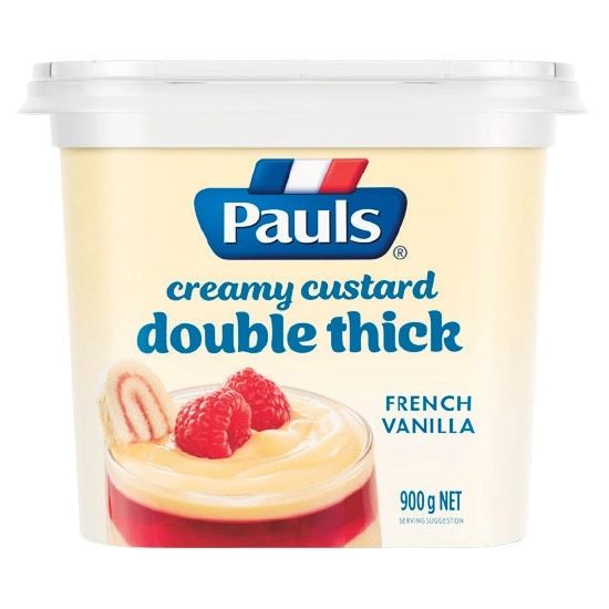 Pauls Double Thick Custard 900g – From the Fridge