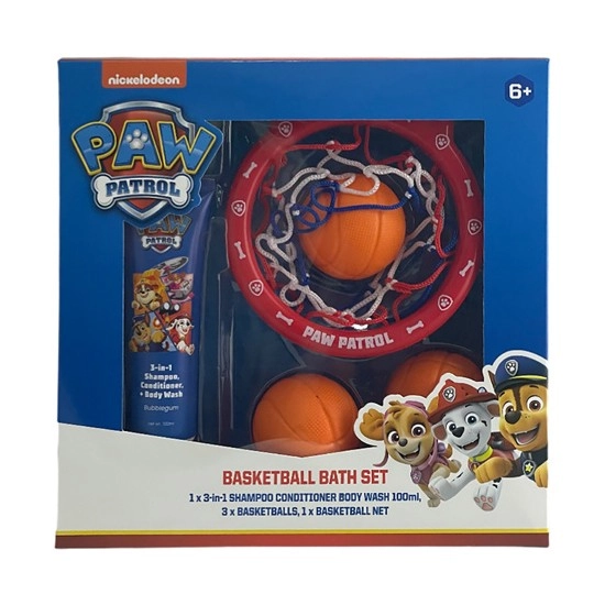 Paw Patrol Basketball Bath Set