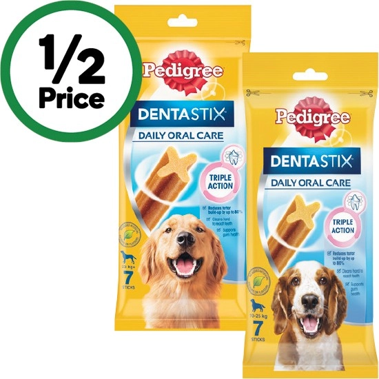 Pedigree Dentastix Dog Treats Pk 7