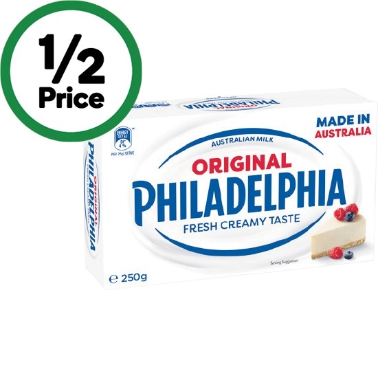 Philadelphia Cream Cheese Block 250g – From the Fridge