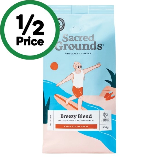 Sacred Grounds Coffee Beans 500g