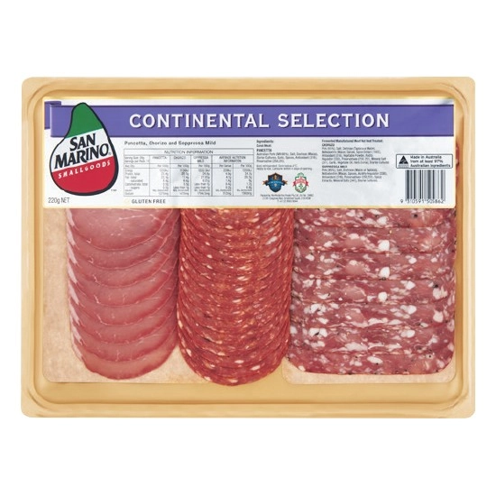 San Marino Selection Range 220g – From the Deli