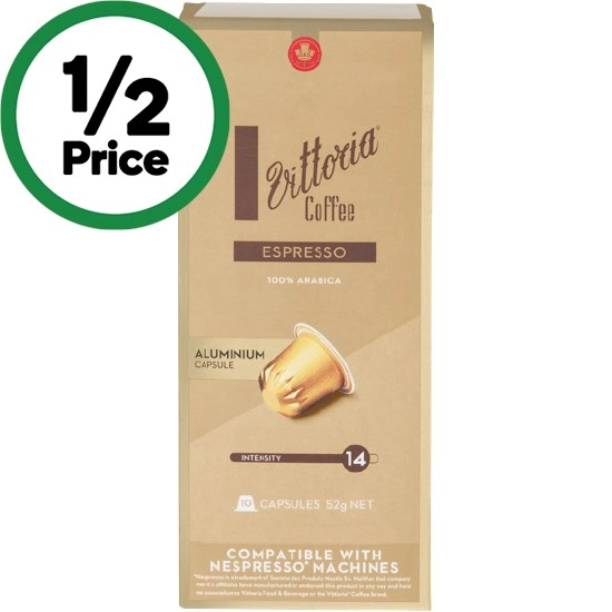 Vittoria Coffee Pods Pk 10