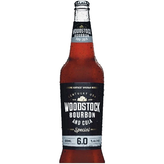 Woodstock Bourbon & Cola 6% Bottle 1x660ml