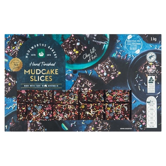 Woolworths Party Pack Mudcake Slices Pk 24