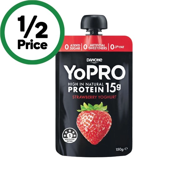 YoPRO High Protein Yoghurt Pouch 150g – From the Fridge