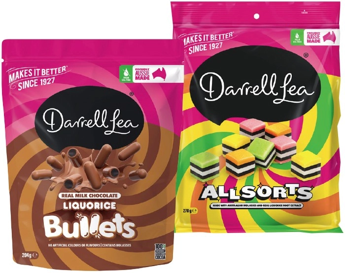 Darrell Lea or Life Savers Share Packs 150-280g Selected Varieties