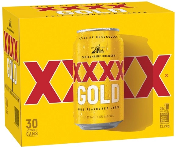 XXXX Gold 30 Can Block