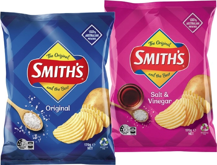 Smith’s Crinkle Cut Chips 150-170g Selected Varieties