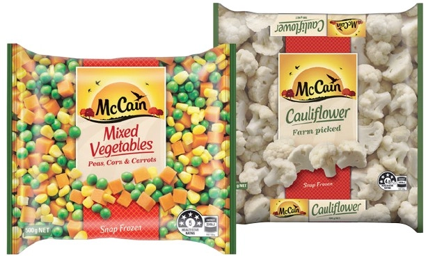 McCain Frozen Vegetables 500g Selected Varieties