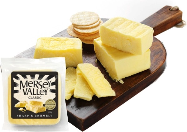 Mersey Valley Vintage Cheddar Cheese 235g Selected Varieties