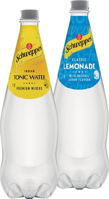 Schweppes Mixers, Soft Drinks or Natural Mineral Water 1.1 Litre Selected Varieties