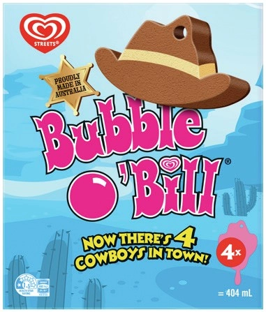 Streets Bubble O'Bill 4 Pack