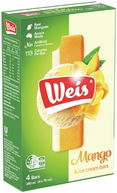 Weis Bar 4 Pack or Mini 6 Pack Selected Varieties