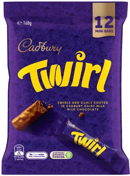 Cadbury Share Pack 144-180g Selected Varieties