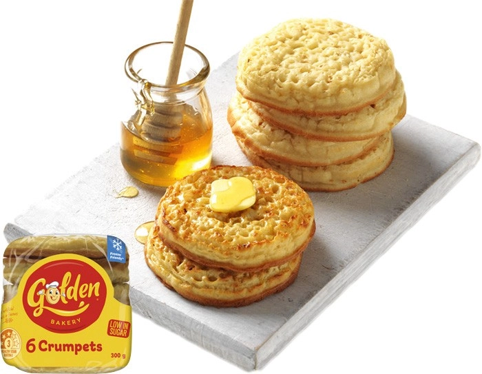 Golden Crumpets 6 Pack Selected Varieties