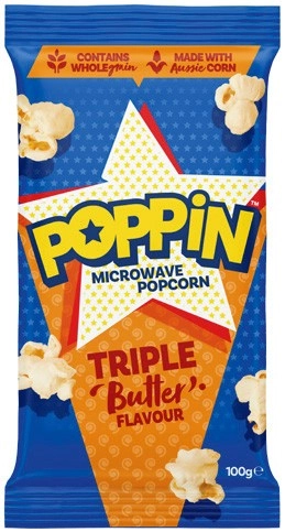 Poppin Microwave Popcorn 85‑100g Selected Varieties