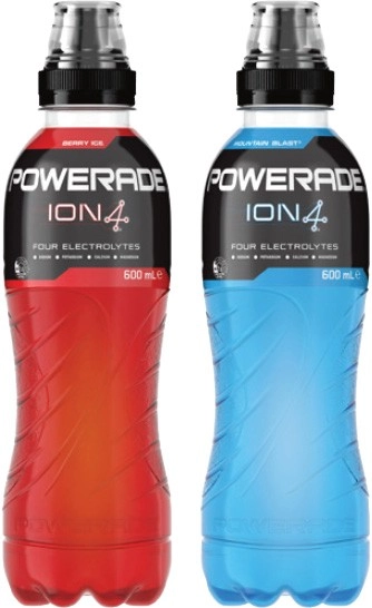 Powerade or Powerade Active Water 600mL Selected Varieties