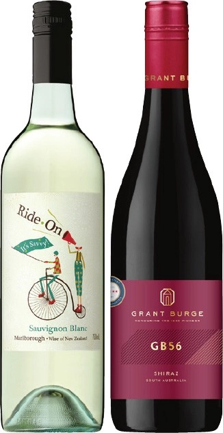 Ride on Sauvignon Blanc or Grant Burge GB Series 750mL Varieties