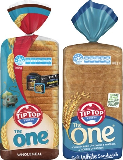 Tip Top The One Bread 700g Selected Varieties