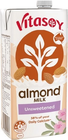 Vitasoy Long Life Unsweetened Oat or Almond Milk 1 Litre