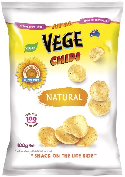 Ajitas Vege Chips 100g or Crackers 75g Selected Varieties