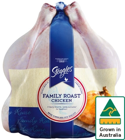 Australian Steggles Whole Family Roast Chicken