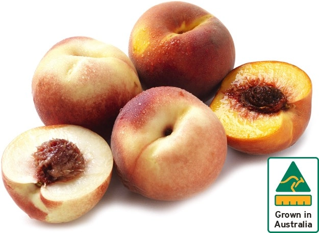 Australian White or Yellow Peaches